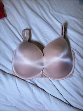 Victoria secret Nude Satin push up Bra - Smooth Full Coverage